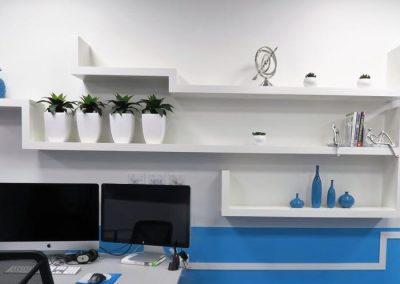 IMPS_Floating shelving and soft furnishings