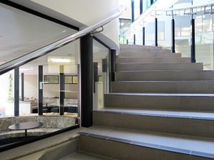 The Avenue_Atrium sweeping staircase