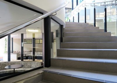 The Avenue_Atrium sweeping staircase