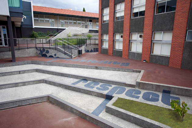 Ogilvie High School. Supergraphics by Liminal Graphics