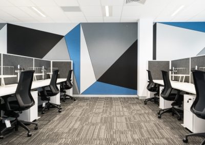 Open Plan Office & Acoustic Wall Panelling