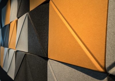 3D Acoustic Wall TIles