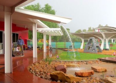Braitling Preschool in wet