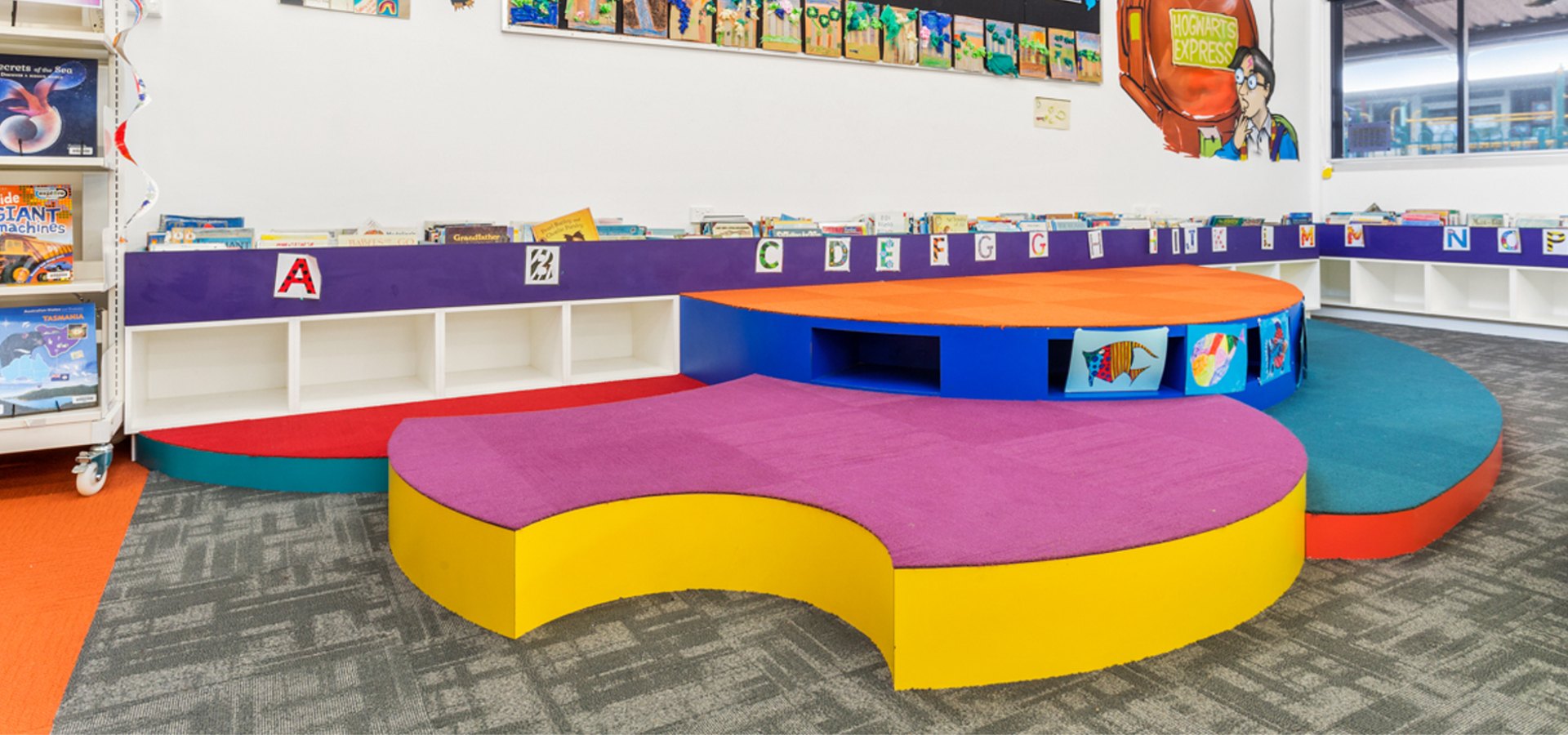 Library Reading Steps 