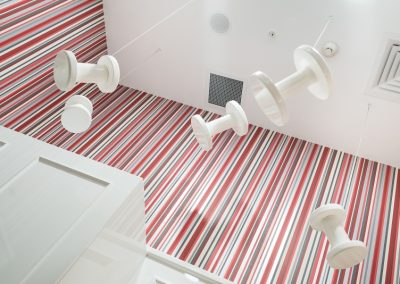 Suspended bobbins