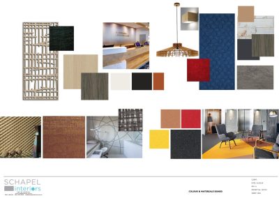 Project Colour & Materials board