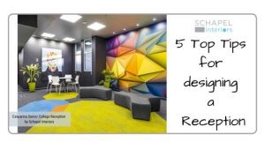 5 Top Tips for designing a reception